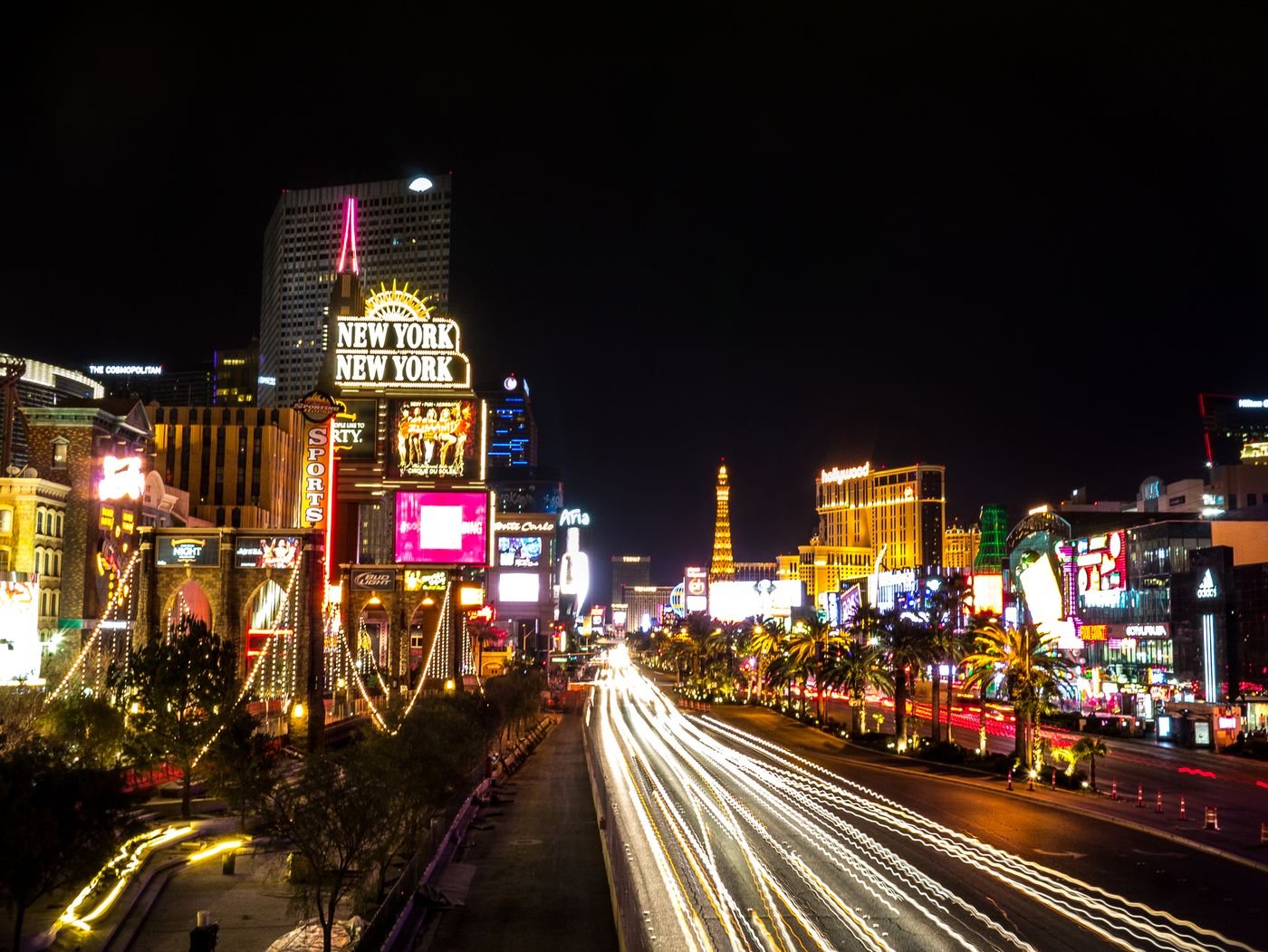 Las Vegas Strip at dusk